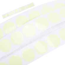 500Pièces Étiquettes Fluorescentes Vert Lumineuses Résidu