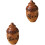 2Pièces Flacons En Bois Clair Diffuseurs Pour Maison Collège 3