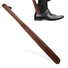 2Pièces Chausse-Pied Bois Design Ergonomique Cadeau Famille