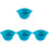 4Pièces Pot Silicone Compact Pour Chauffe Cire Usage 3