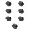 7Pcs Practical Mini Inkstone Black Calligraphy Accessory for Home Use 10
