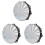 3Pièces Tambour Bois Percussion Argentée Pour Enfants 2