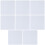 16Pièces Tissus Grillage Pour Broderie DIY Polyester Durable 1