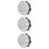 3Pièces Tambour Bois Percussion Argentée Pour Enfants 7