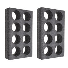 6Pièces Plateau Porte- Noir Pour Boissons Chaudes Froides