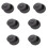 7Pcs Practical Mini Inkstone Black Calligraphy Accessory for Home Use 7