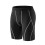 3Pièces Collants De Course Noir En Tissu Durable Respirant 1