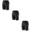 3Pièces Collants De Course Noir En Tissu Durable Respirant 6