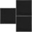 3Pièces Plaques Acryliques Noires Pour Projets Créatifs DIY 7
