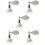 5Pièces Spray Poudre Glitter Transparent Pour Éclat Corps Et 8