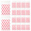 500Pcs Pink Transparent Sealable Plastic Cookie Packaging Bags 1