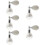 5Pièces Spray Poudre Glitter Transparent Pour Éclat Corps Et 10