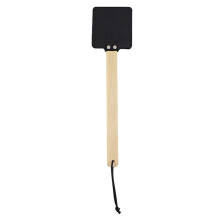 Heavy Duty Leather Fly Swatter with Durable Wooden Handle for Indoor and Outdoor Use