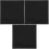 3Pièces Plaques Acryliques Noires Pour Projets Créatifs DIY 4