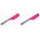 2Pièces Spatules Silicone Rose Cuisine 2