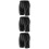 3Pièces Collants De Course Noir En Tissu Durable Respirant 5