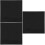 3Pièces Plaques Acryliques Noires Pour Projets Créatifs DIY 8