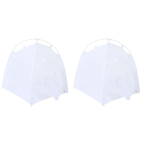 2Pièces Observation Insectes Blanche PVC Pour Nature 2