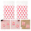 500Pcs Pink Transparent Sealable Plastic Cookie Packaging Bags 11