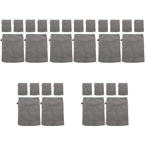 30Pièces Faciaux Démaquillants Gris Usage 2