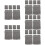 30Pièces Faciaux Démaquillants Gris Usage 10