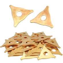 100PCS Car Dent Puller Washers, Triangular Metal Rings for Automotive Body Panel Welding