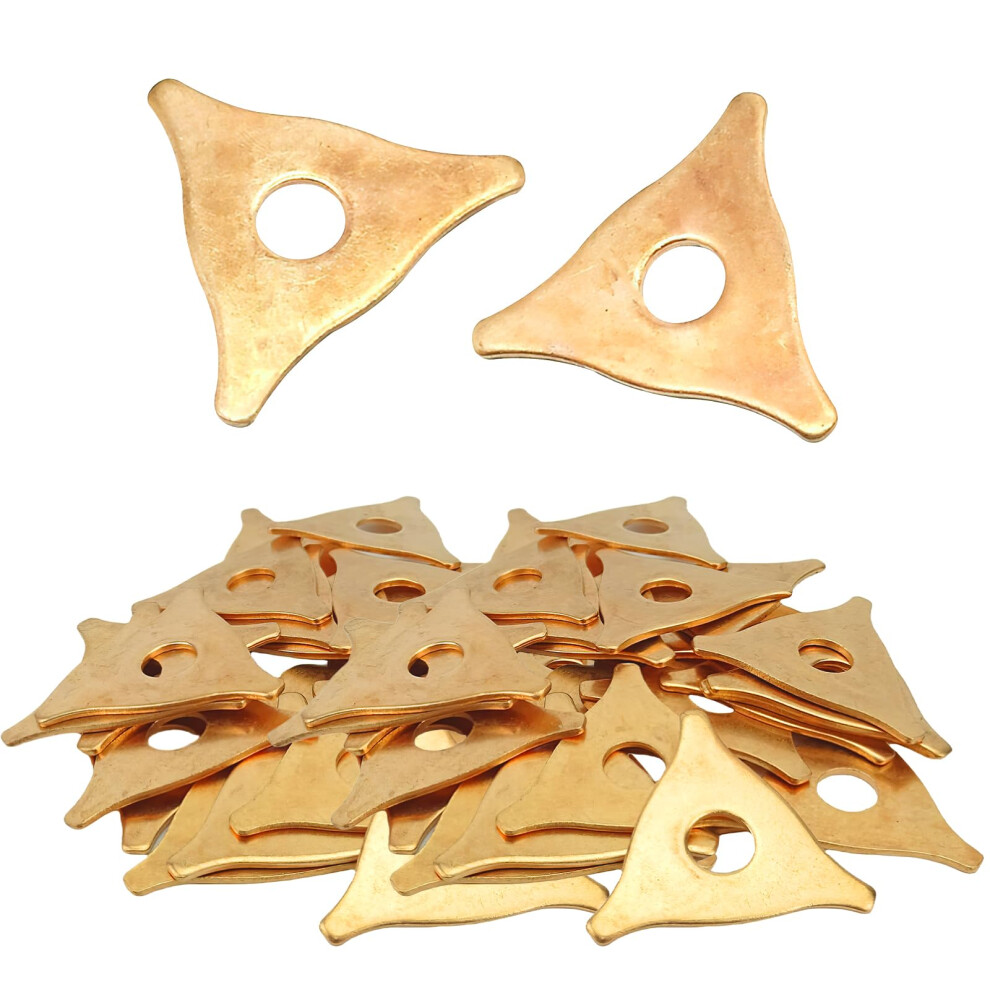 100Pcs Car Dent Puller Washers, Triangular Metal Rings For Automotive Body Panel Welding 9070919807862