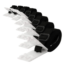 Pool Cover Straps with Secure Reel Attachment for Inground Solar Cover, Durable Easy Install Kit