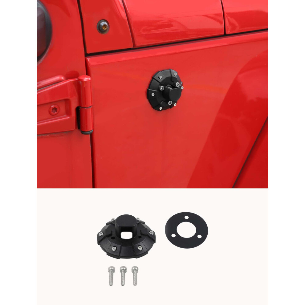 Aluminum Alloy Antenna Base For Jeep Wrangler Jk Jl 4Xe And Gladiator Jt 20072023 Rust Resistant 9070919807886