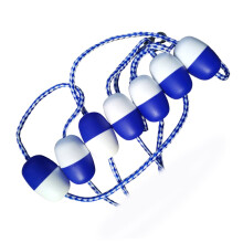 Swimming Pool Safety Rope 20ft Blue and White Floating Divider with Buoys UV Resistant Durable