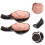 2pcs Flower Shaped Ceramic Ink Dish and Calligraphy Brush Holder, Dual Function Design, Smooth Glazed Finish 2