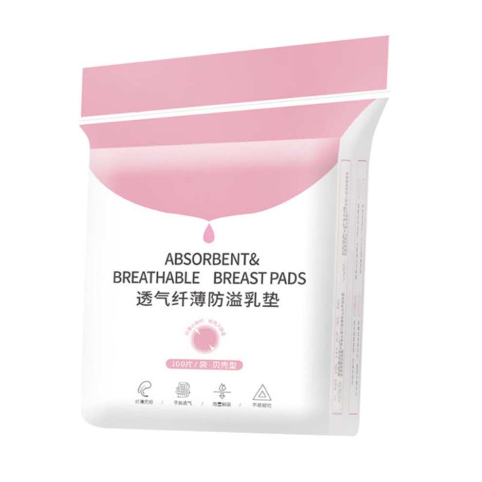 100pcs Disposable Breastfeeding Pads LeakProof Thin Breathable Nursing Pads for Moms