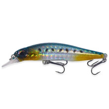 Fishing Lure 7.5cm Slow Sinking Minnow Bait Long Casting Hovering for Perch Freshwater Saltwater