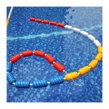 Pool Safety Rope 45m with Visibility Floats, Durable Nylon Pool Lane Divider for Clear Zone Separation