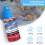 Fruit Fly Trap Refill Liquid 4 Pack, Indoor Gnat Trap Killer for Kitchen, Easy Refill Targeted Attraction 4