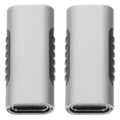 10Pièces Coupleur USB C Argent Charge Et Transfert Stable 2