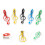 30Pièces Clips Pages Plastique Couleurs Assorties 10