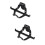 2Pièces Support Erhu Portable Noir Pratique Et Stable 7