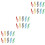 30Pièces Clips Pages Plastique Couleurs Assorties 5