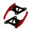 2Paires Poignées Aluminium Rouge Pour Passager , Fixation Rapide 1