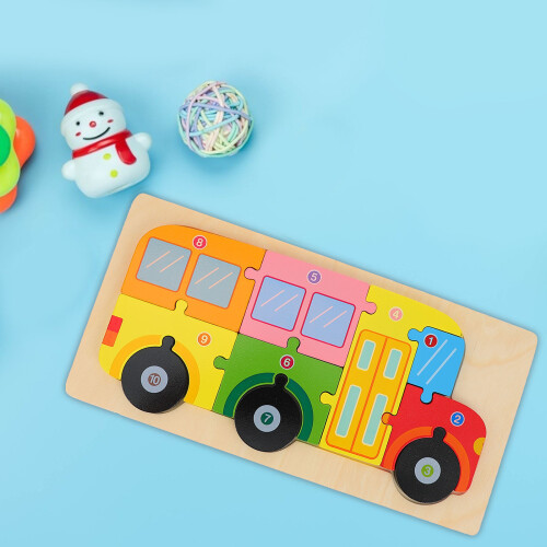 1 Set De Puzzle 3D Dessin Animé, Éducatif Pour Enfant 2