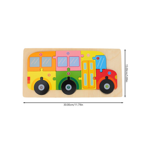 1 Set De Puzzle 3D Dessin Animé, Éducatif Pour Enfant 1