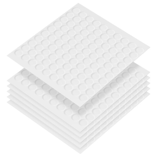 1200Pièces Points Collants Double Face Blancs Pour Activités Manuelles