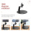 Black Mini Projector Shelf with Adjustable Angle and Stable Base 7