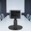 Black Mini Projector Shelf with Adjustable Angle and Stable Base 5