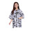 3Pièces Smocks Blanches Fermeture Zippée Confort Et Praticité 1