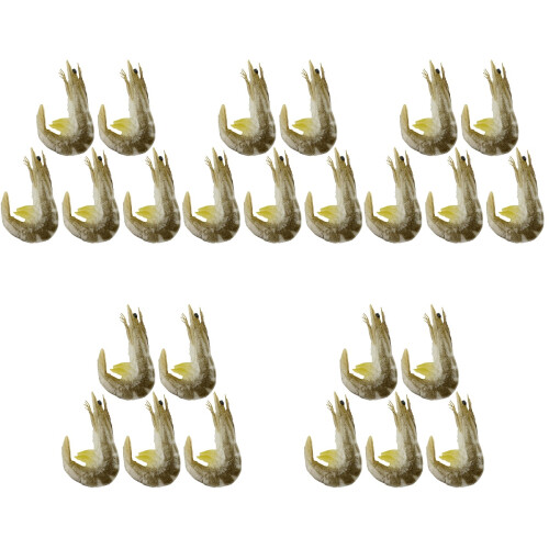 25Pièces Créations Crevettes Décoratives PVC Multi Usage Ludiques 2