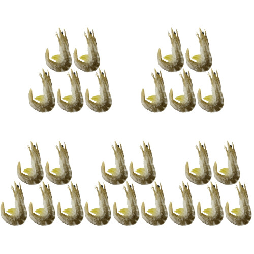 25Pièces Créations Crevettes Décoratives PVC Multi Usage Ludiques 1