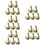 25Pièces Créations Crevettes Décoratives PVC Multi Usage Ludiques 11