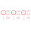 18Pièces Mini Tableaux Blancs Rouge Pour Jeux Vote Et Notation 3
